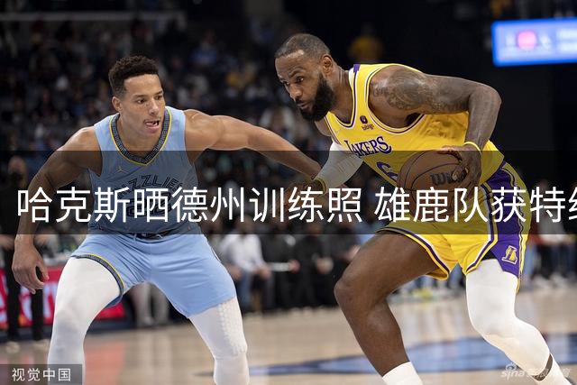哈克斯晒德州训练照 雄鹿队获特纳款待